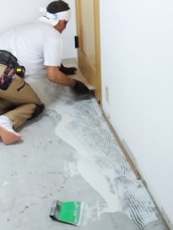 カーペットからフローリングに変更してすっきり広々　大田区M様邸